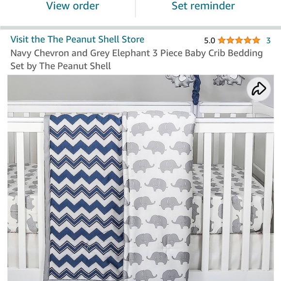 Elephant Theme for Baby Nursery multiple items - Picture 9 of 10